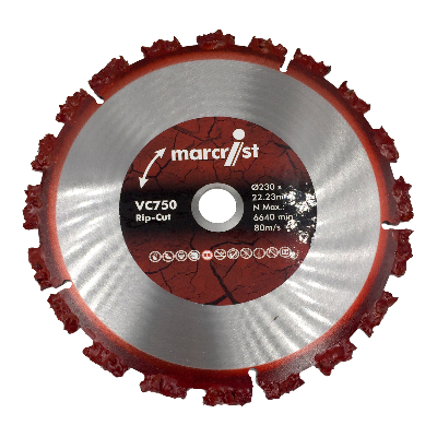Trennscheibe Marcrist Rip Cut VC750 230 mm - Allesschneider Sägeblatt